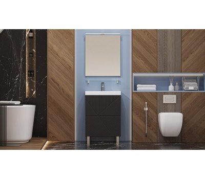 Тумба напольная Velvex Edge 70.2Y tnEDG.70.2Y-231 цвет графит (раковина отдельно) Тумба напольная Velvex Edge 70.2Y tnEDG.70.2Y-231 цвет графит (раковина отдельно)