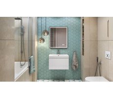 Тумба подвесная Velvex Compo 700-0-1 (9696) навесная белый глянец tp.COM.9696.70.1Y