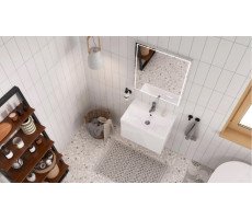 Тумба подвесная Velvex Edge 80.1Y tpEDG.80.1Y-21 цвет белый (раковина отдельно) Тумба подвесная Velvex Edge 80.1Y tpEDG.80.1Y-21 цвет белый (раковина отдельно)