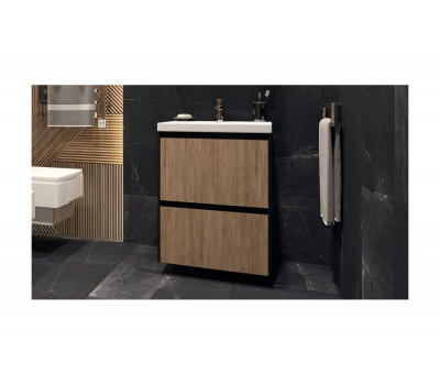 Тумба подвесная Velvex Klaufs 60 60.2Y tpKLA.60.2Y-617.217 шатане/черный (раковина отдельно) Тумба подвесная Velvex Klaufs 60 60.2Y tpKLA.60.2Y-617.217 шатане/черный (раковина отдельно)