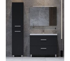 Пенал напольный Velvex Orlando 400 графит pn.ORL.40