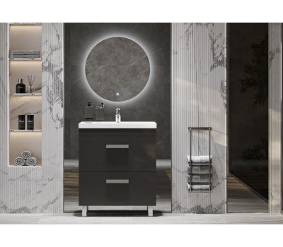 Тумба напольная Velvex Orlando 800-0-2 (Classica) графит tn.ORL.CLA.80.2Y