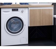 Подвесная тумба под столешницу для стиральной машины 120см Velvex Klaufs 56*50.1Y tpKLA.56.50.1Y-617.217 цвет шатанэ/черный