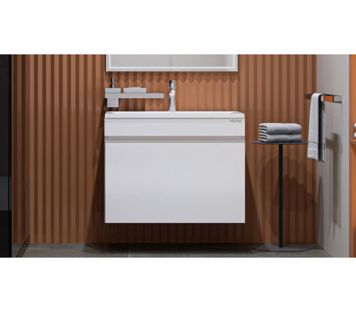 Тумба подвесная под раковину Velvex Pulsus 700-0-1 (Pulsus) навесная белый глянец tp.PUL.PUL.70.1Y