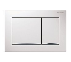 Клавиша смыва Geberit Omega 20 115.080.KJ.1 белый-хром Клавиша смыва Geberit Omega 20 115.080.KJ.1 белый-хром