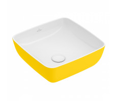 Раковина накладная 41х41 см Villeroy&Boch Artis 417841BCT5 (цвет mustard)