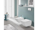 Унитаз подвесной Villeroy&Boch Venticello 4611R0RW CeramicPlus, Stone White (сидение отдельно)