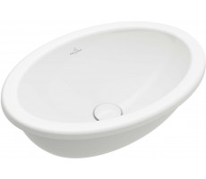 Встраиваемая раковина 57х41см Villeroy & Boch Loop & Friends 4A620001 Альпийский белый, с переливом