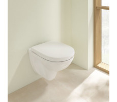 Подвесной унитаз Villeroy & Boch O.Novo Directflush 5688H1R1 безободковый, с сиденьем микролифт в комплекте