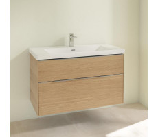 Тумба с раковиной 100х46 Villeroy & Boch Subway 3.0 C57000VJ цвет Nordic Oak