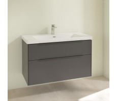 Тумба с раковиной 100х46 Villeroy & Boch Subway 3.0 C57001VR цвет Graphite