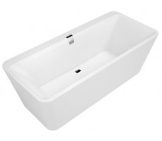 Ванна квариловая 180х80 Villeroy&Boch Squaro Excellence Duo UBQ180SQE9W2V-RW  Stone White