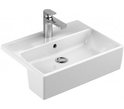 Раковина полувстраиваемая 55х42см Villeroy&Boch Memento 413355R1 CeramicPlus