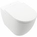 Приставной унитаз Villeroy & Boch Subway 3.0 TwistFlush 4671T0R1 покрытие CeramicPlus (сиденье отдельно)