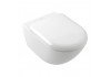 Унитаз подвесной Villeroy & Boch Antao 4674T0R1 CeramicPlus, TwistFlush, с открытым смывным краем