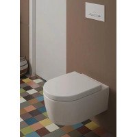 Унитаз подвесной безободковый Villeroy&Boch Avento 5656HR01 цвет-альпийский белый, микролифт