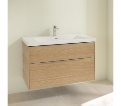 Тумба с раковиной 100х46 Villeroy & Boch Subway 3.0 C57000VJ цвет Nordic Oak