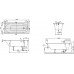 Ванна квариловая 160х75 Villeroy&Boch Oberon UBQ160OBE2V-01