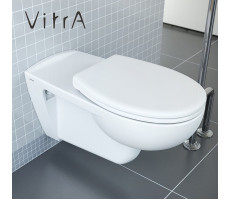 Безободковый подвесной унитаз Vitra Conforma 5810B003-6234 с сиденьем для людей с ограниченными возможностями