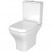 Напольный безободковый унитаз VitrA Polar 9843B003-7201 двухрежимный механизм смыва 3/6 л, дюропластовое сиденье микролифт