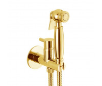 Гигиенический душ со смесителем Webert Elio EL870302010, золото 