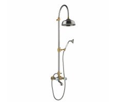 Душевая система Webert Karenina KA721208017, хром/золото Душевая система Webert Karenina KA721208017, хром/золото