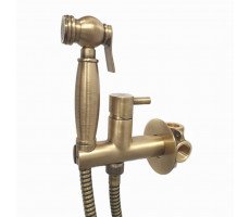 Гигиенический душ со смесителем Webert Elio EL870302065, бронза Гигиенический душ со смесителем Webert Elio EL870302065, бронза