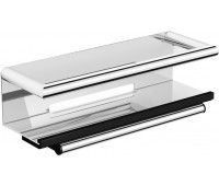 Аксессуары Black&White SN-2351 полочка со стеклоочистителем на магните (300x100х90) 