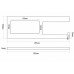 Бумагодержатель с полочкой для смартфона Black&White SN-8043