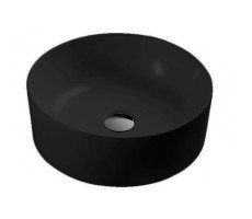Раковина накладная 43х43 ESBANO RONDA matt black черная матовая Раковина накладная 43х43 ESBANO RONDA matt black черная матовая