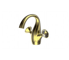 Смеситель для умывальника Bravat Swan F14287G-ENG Золото Смеситель для умывальника Bravat Swan F14287G-ENG Золото