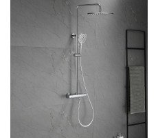 Душевая стойка Vincea Next VSFS-1N0TCH термостатическая, хром Душевая стойка Vincea Next VSFS-1N0TCH термостатическая, хром