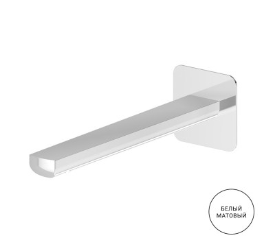 Излив Newform Haka 72039.01.014 Белый матовый 