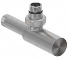 Вентиль Сунержа G 1/2" НР х G 1/2" НР угловой цилиндр цвет-сатин 071-1400-1212 