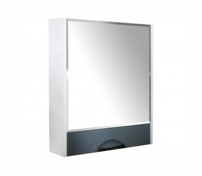 Зеркало-шкаф навесной с подсветкой MIXLINE Байкал-60 белый правый 536803  
