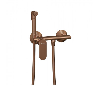 Гигиенический душ со смесителем Knotlor FHS01S0RB бронза матовый 