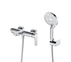 Смеситель для ванны с душем DQ Düsseldorf короткий излив хром DA1723201 