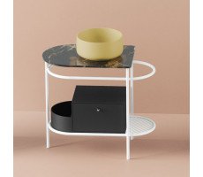 Консоль металлическая Artceram Flair 3.0 ACA067 05 bi matt Белый матовый Консоль металлическая Artceram Flair 3.0 ACA067 05 bi matt Белый матовый