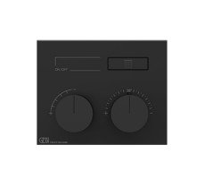 Термостат смеситель для душа GESSI Hi-Fi 63002#706 Черный Термостат смеситель для душа GESSI Hi-Fi 63002#706 Черный