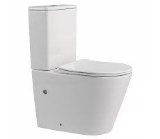 Унитаз ABBER Bequem AC1112 компакт белый, безободковый Унитаз ABBER Bequem AC1112 компакт белый, безободковый