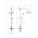 Душевая система с термостатом WONZON & WOGHAND, Белый матовый WW-B3041-MW 