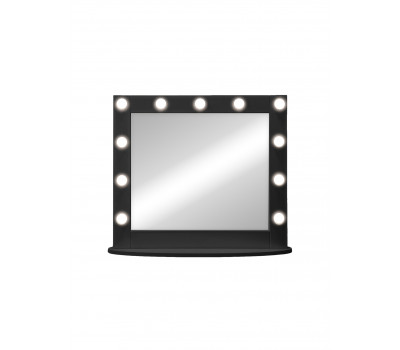 Зеркало CONTINENT гримерное настольное черное 11 ламп 800x700 ЗГП43 Зеркало CONTINENT гримерное настольное черное 11 ламп 800x700 ЗГП43