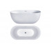 Отдельностоящая ванна 170x78 Hatria Y7AX25 со сливом-переливом, цвет белый матовый 