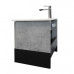 Тумба-умывальник Comforty Франкфурт-60 бетон светлый с раковиной Comforty 60E 00-00004332 Тумба-умывальник Comforty Франкфурт-60 бетон светлый с раковиной Comforty 60E 00-00004332