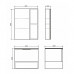 Тумба-умывальник Comforty Франкфурт-60 бетон светлый с раковиной Comforty 60E 