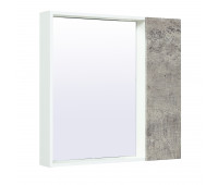 Зеркальный шкаф Runo серый бетон Манхэттен 75 (00-00001017) 
