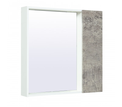 Зеркальный шкаф Runo серый бетон Манхэттен 75 (00-00001017) 