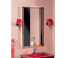 Зеркало Armadi ArtMONACO с подсветкой 70*110см глянец бордо + хром 566-RCR 