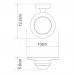 Мыльница WasserKRAFT Isen K-4000 4029 Хром 