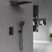 Душевой комплект Vincea VSFW-103TMB термостатический встраиваемый, двухрежимный, черный Душевой комплект Vincea VSFW-103TMB термостатический встраиваемый, двухрежимный, черный